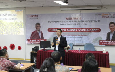 MM Untar Gelar Webinar Inspiratif dan Pengarahan untuk Mahasiswa Baru Angkatan 72