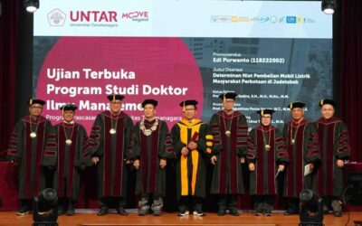 Kajian Mobil Listrik di Jadetabek Antarkan Edi Purwanto Raih Doktor Ilmu Manajemen Untar