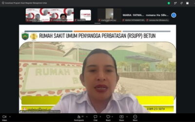 Prodi MM Untar Gelar Sosialisasi bagi Dokter dan Jajaran Manajemen RSUPP Betun