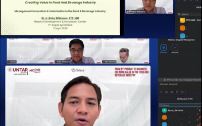 Prodi Magister Manajemen Untar Gelar Webinar “From By-Product to Business: Creating Value in the Food and Beverage Industry”
