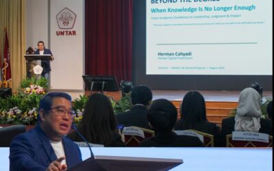 Pembekalan Lulusan Pascasarjana Untar Angkat Tema “Beyond the Degree: When Knowledge Is No Longer Enough”